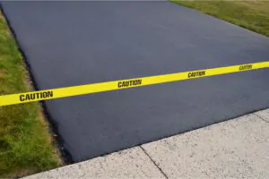 How long after sealing driveway can I walk on it